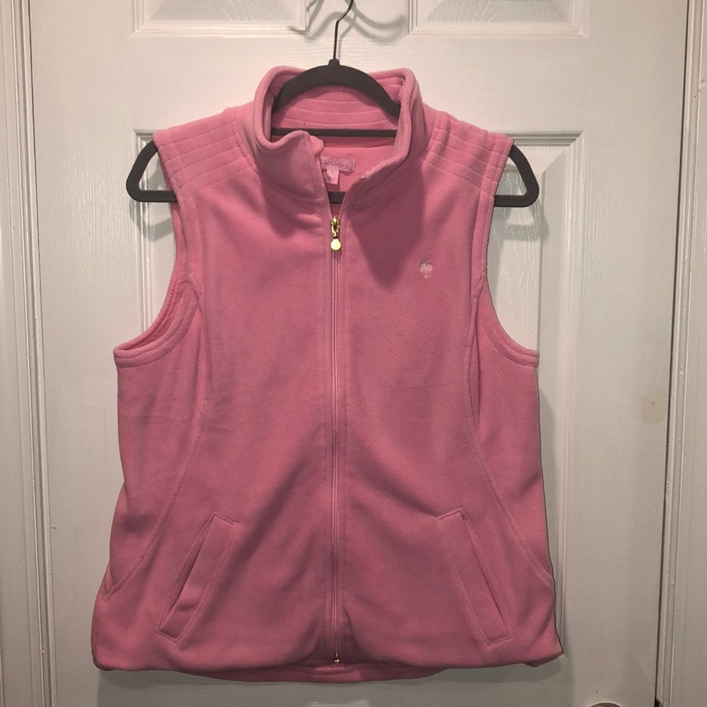 Lilly Pulitzer Zip Fleece Vest